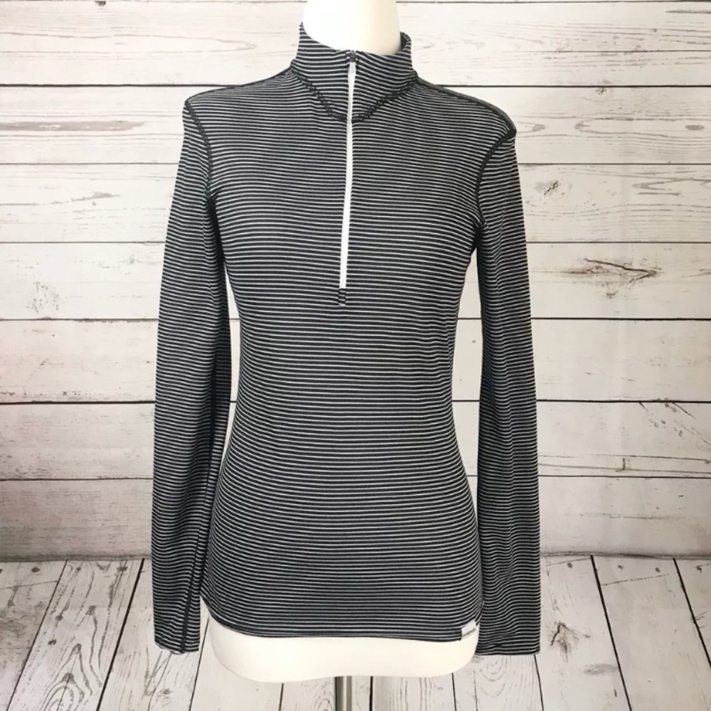 Patagonia Capilene Base Layer Striped Zip Jacket